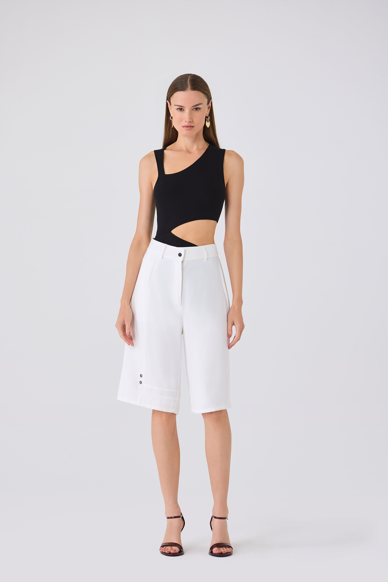Orion Ruched Back Bodysuit Black