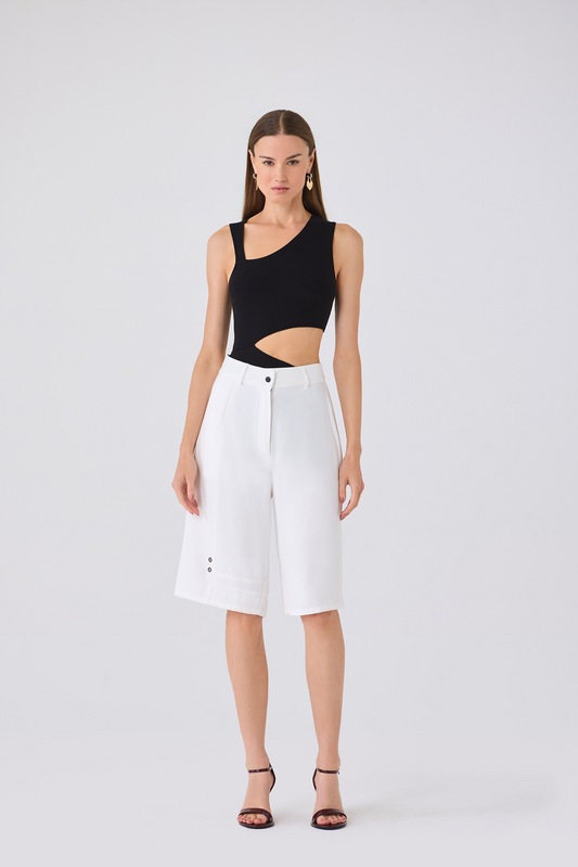 Orion Ruched Back Bodysuit Black