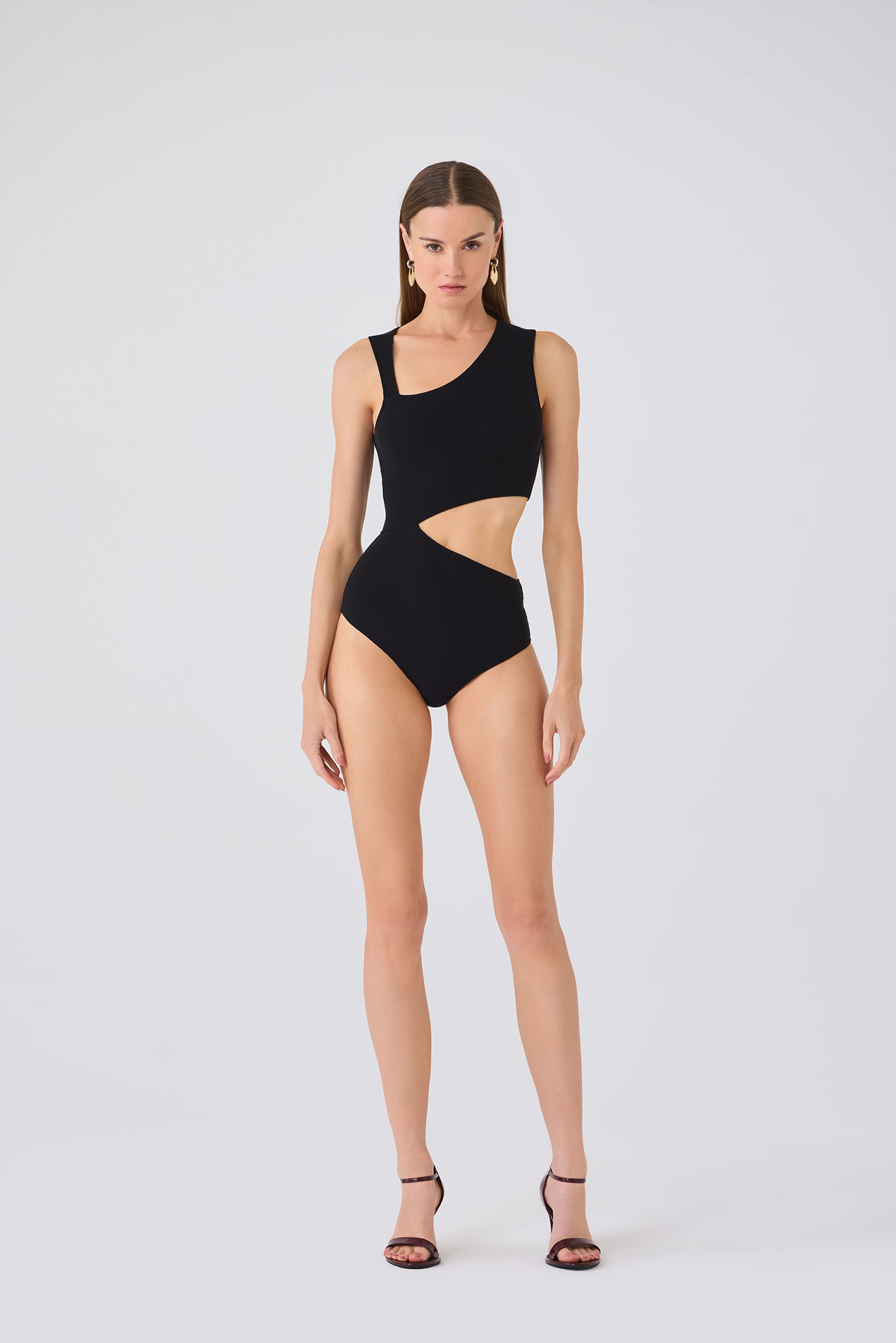 Orion Ruched Back Bodysuit Black