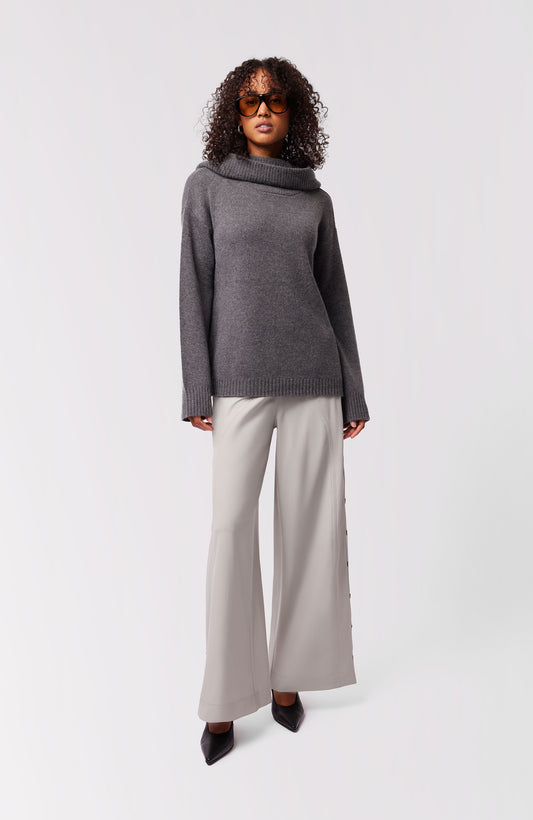 Kendal Cashmere Pullover Hoodie - Thunder