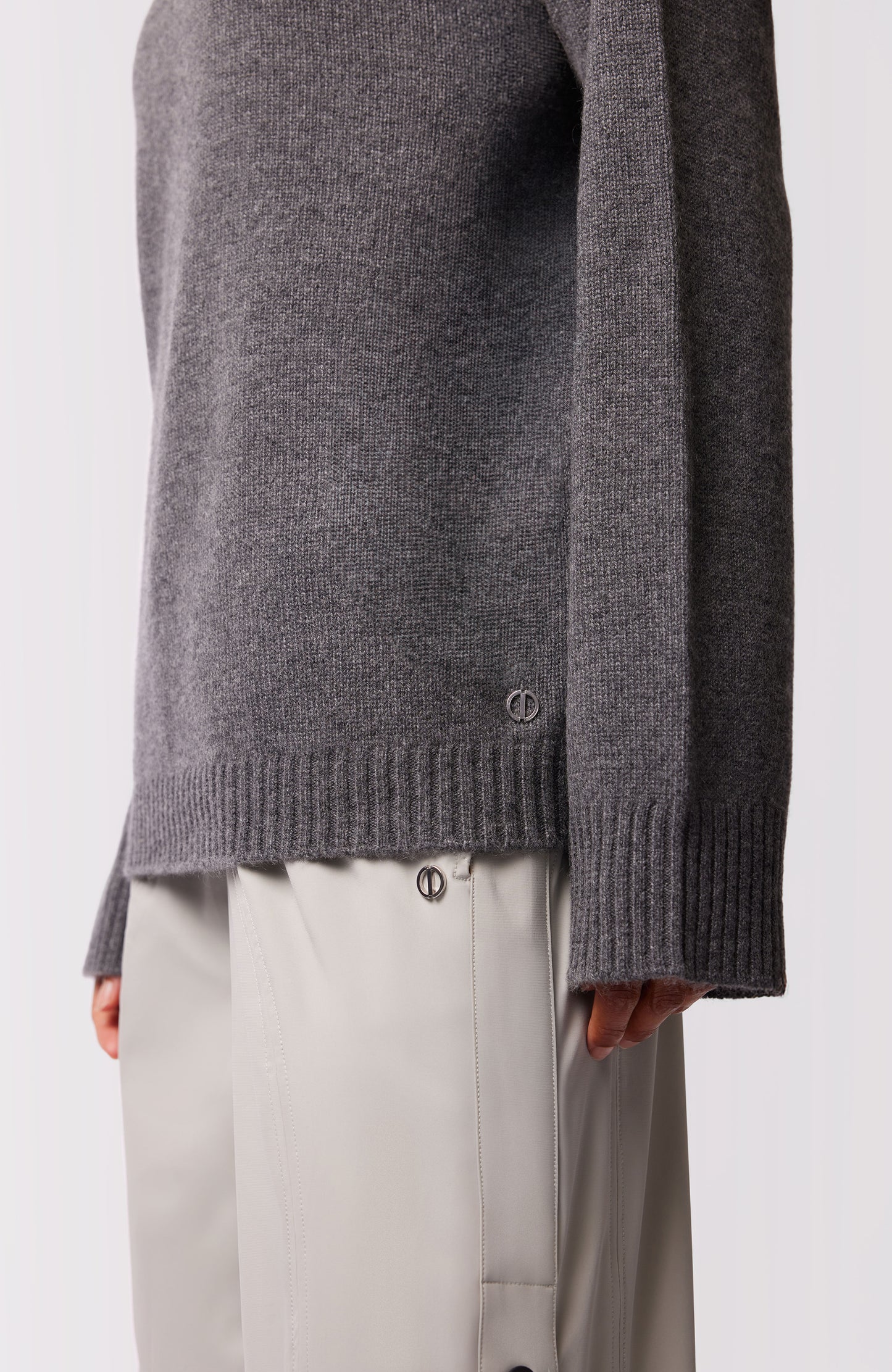 Kendal Cashmere Pullover Hoodie - Thunder