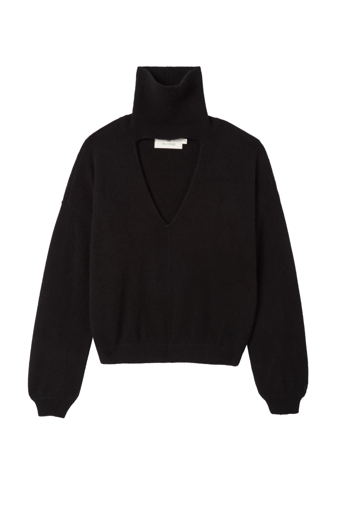 Chloe Cashmere Turtleneck - Black