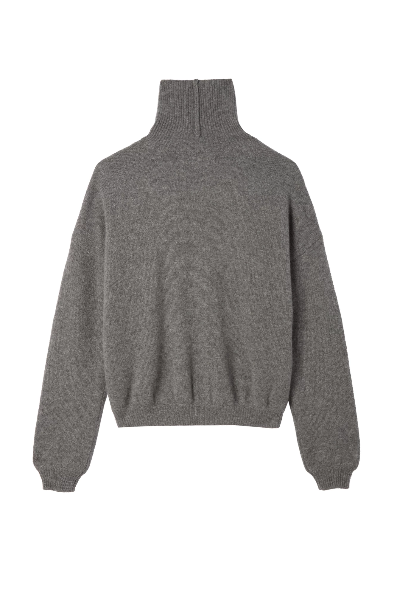 Chloe Cashmere Turtleneck - Thunder