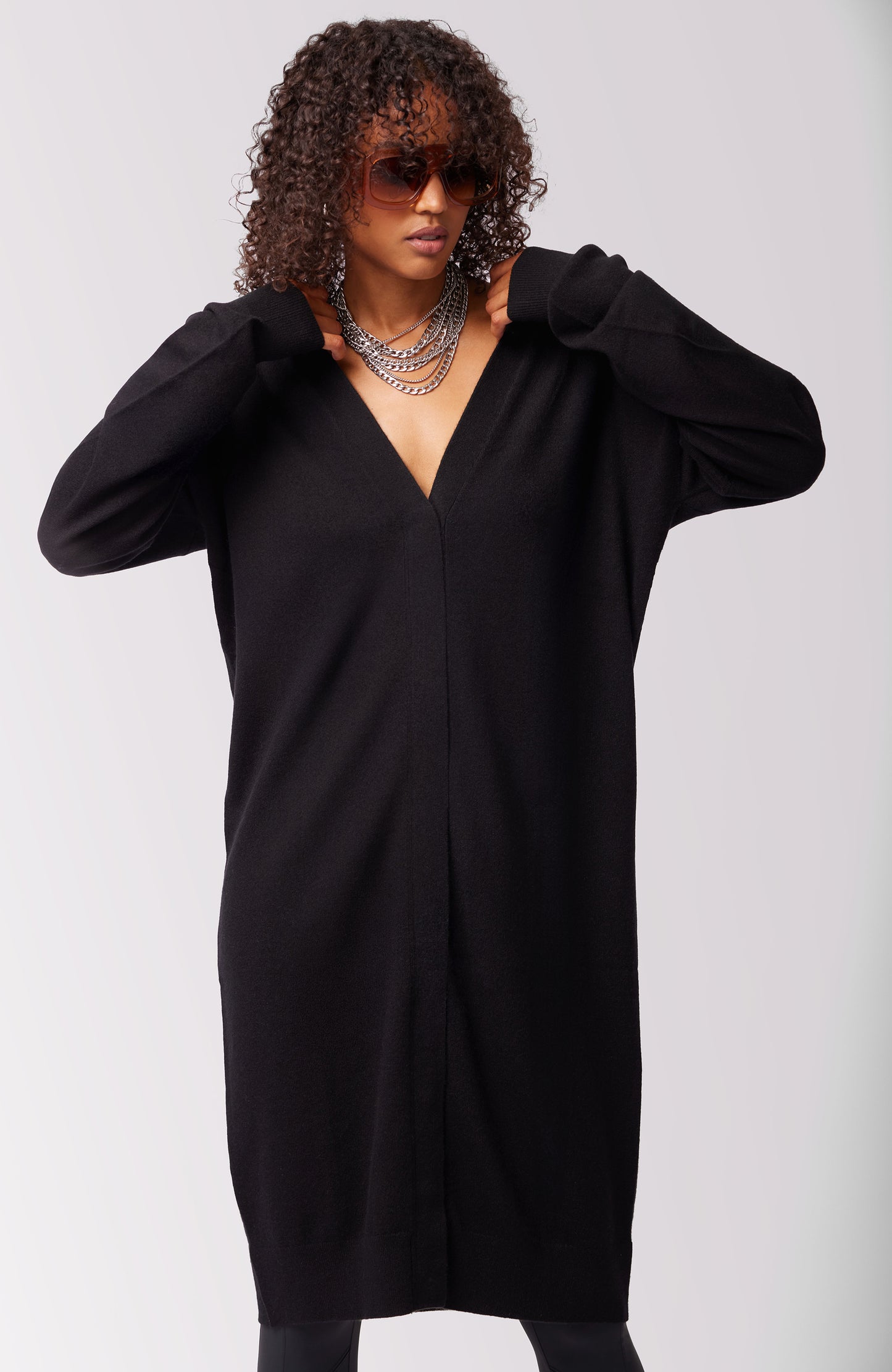 Carrie Cashmere Cardigan - Black