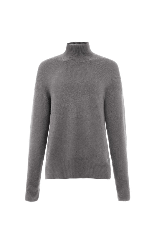 Mira Cashmere Turtleneck - Thunder