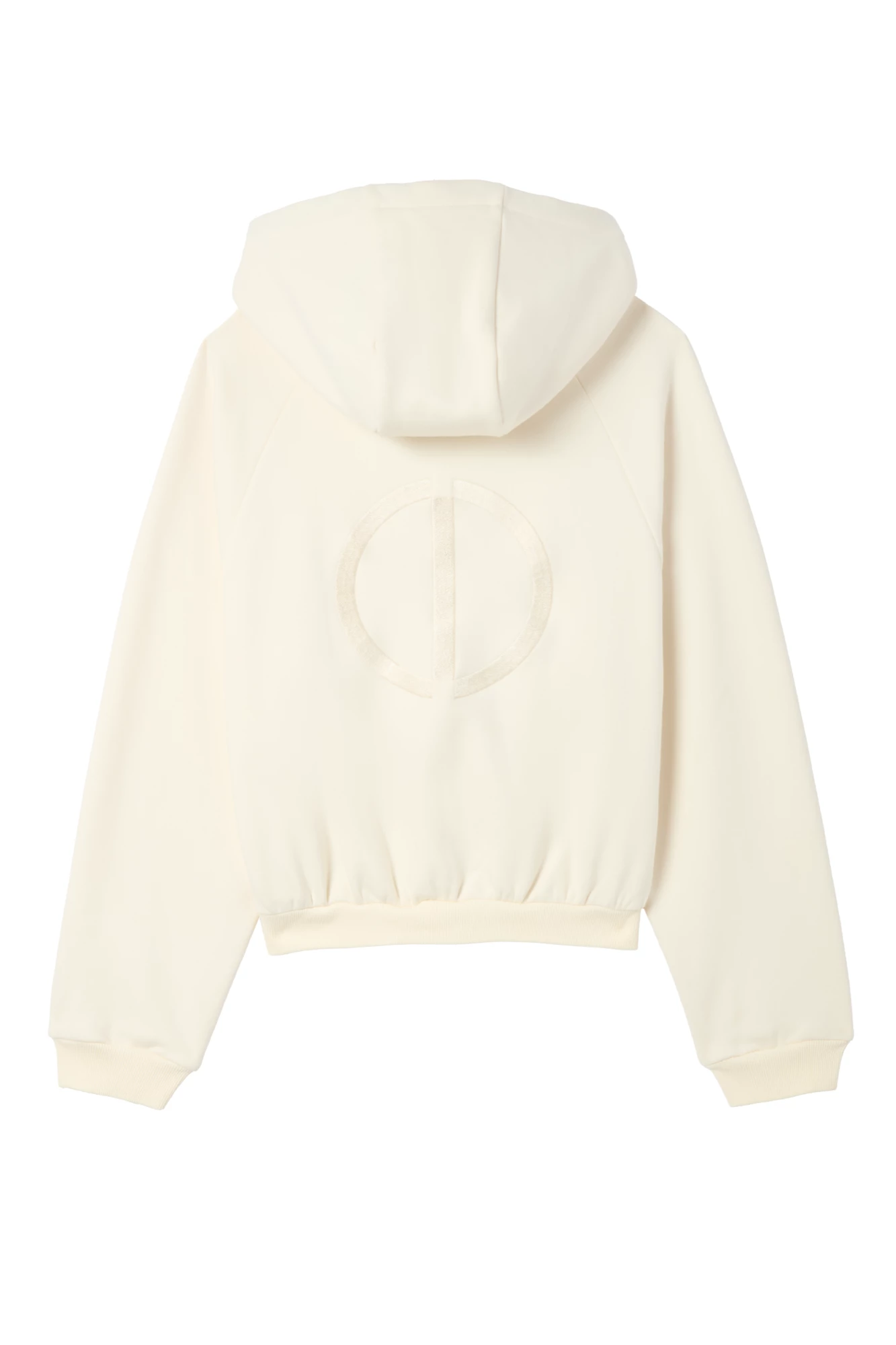 Marlowe French Terry Zip Up - Coconut Milk