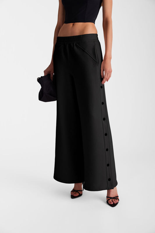 Thalia French Terry Pant - Black